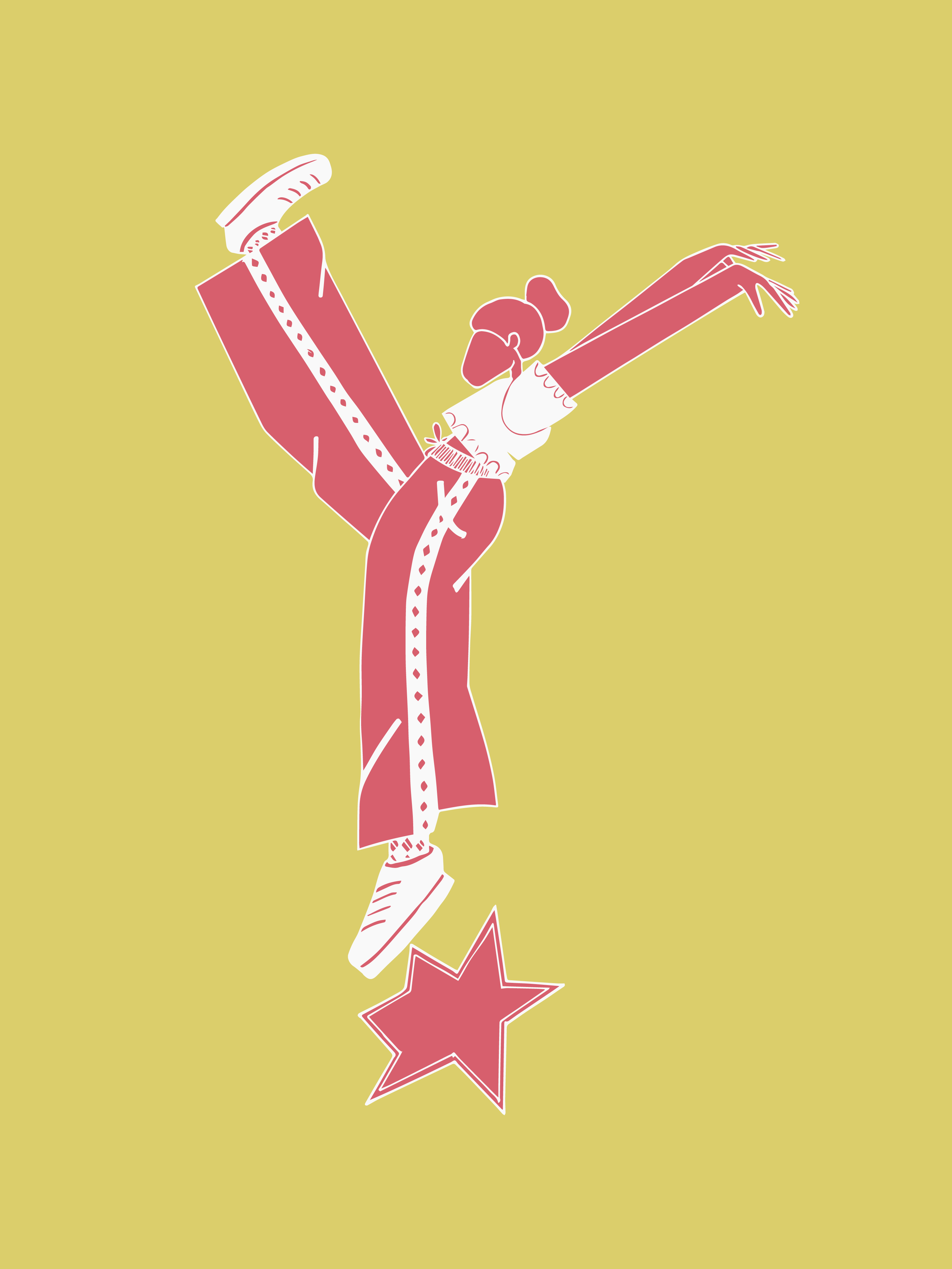 Original Energy Beans Erin character artwork.