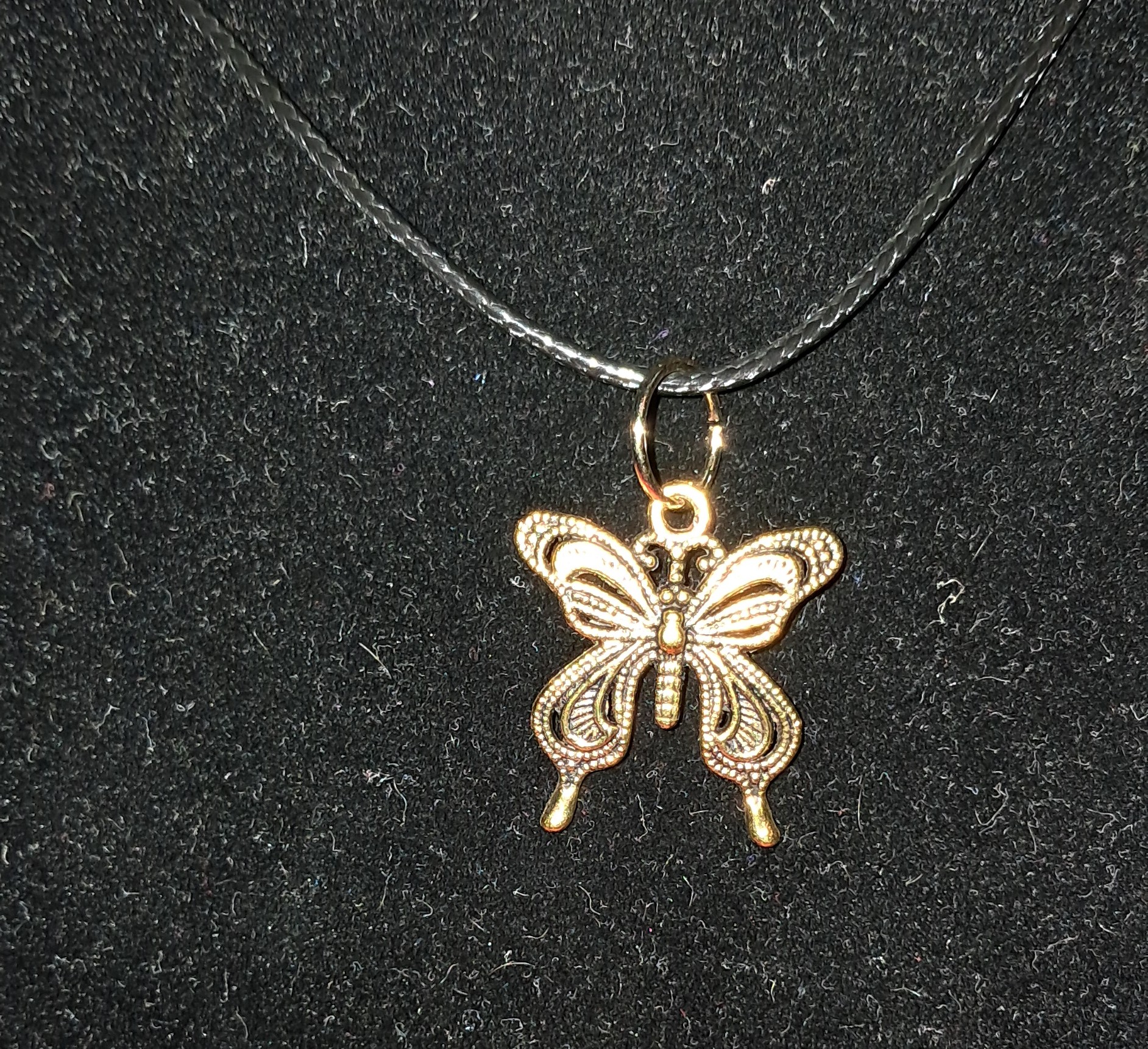 Purple Rose Pendant Necklace