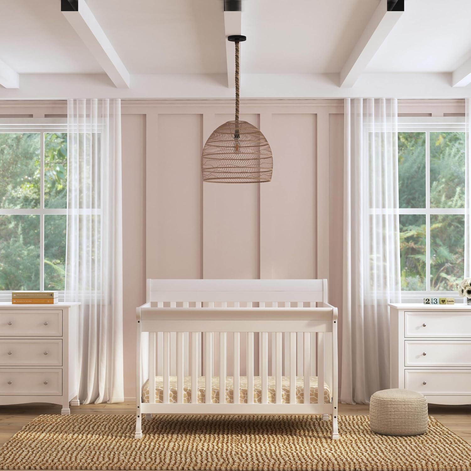DaVinci Kalani 4-in-1 Convertible Crib in White