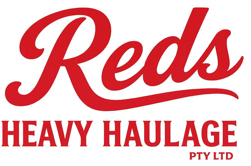 Reds Heavy Haulage Pty Ltd example business logo