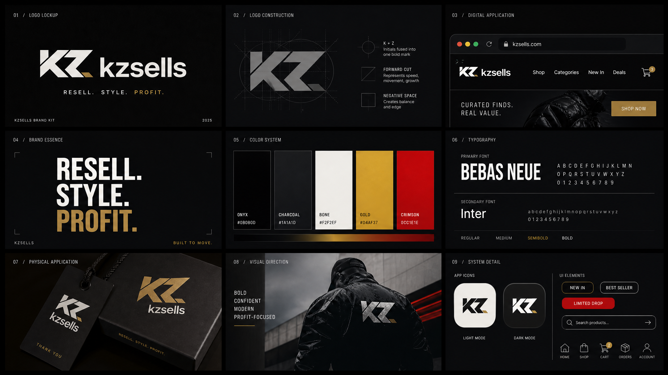 Approved kzsells brand kit board