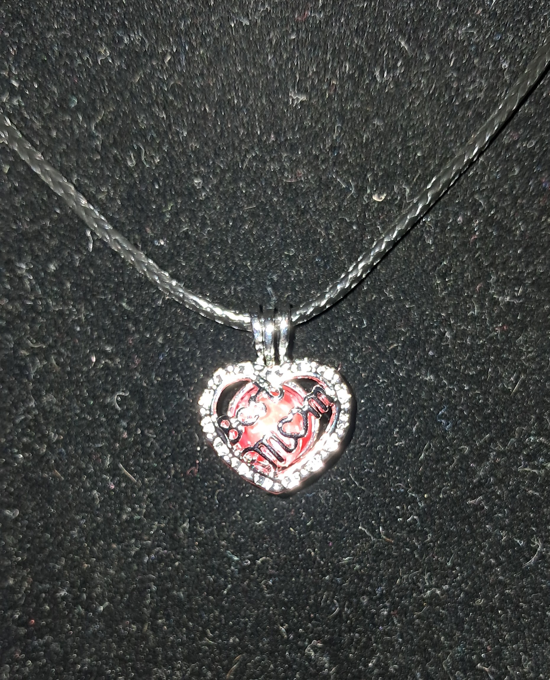 Ornate Drop Locket Necklace