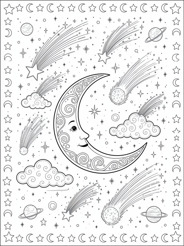 Stars & Moon Dreamscape