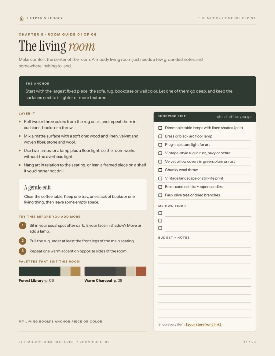 Room-by-room guides you can actually follow
