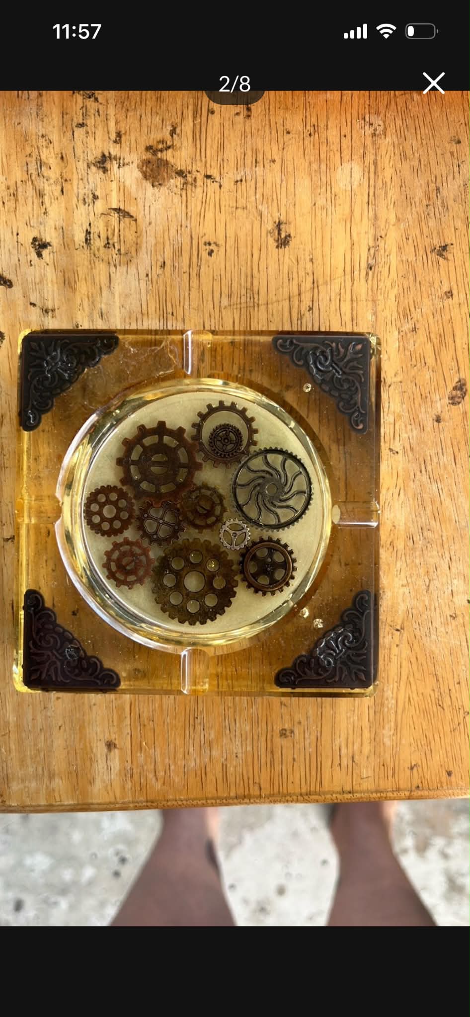 Amber Gear Cluster Tray