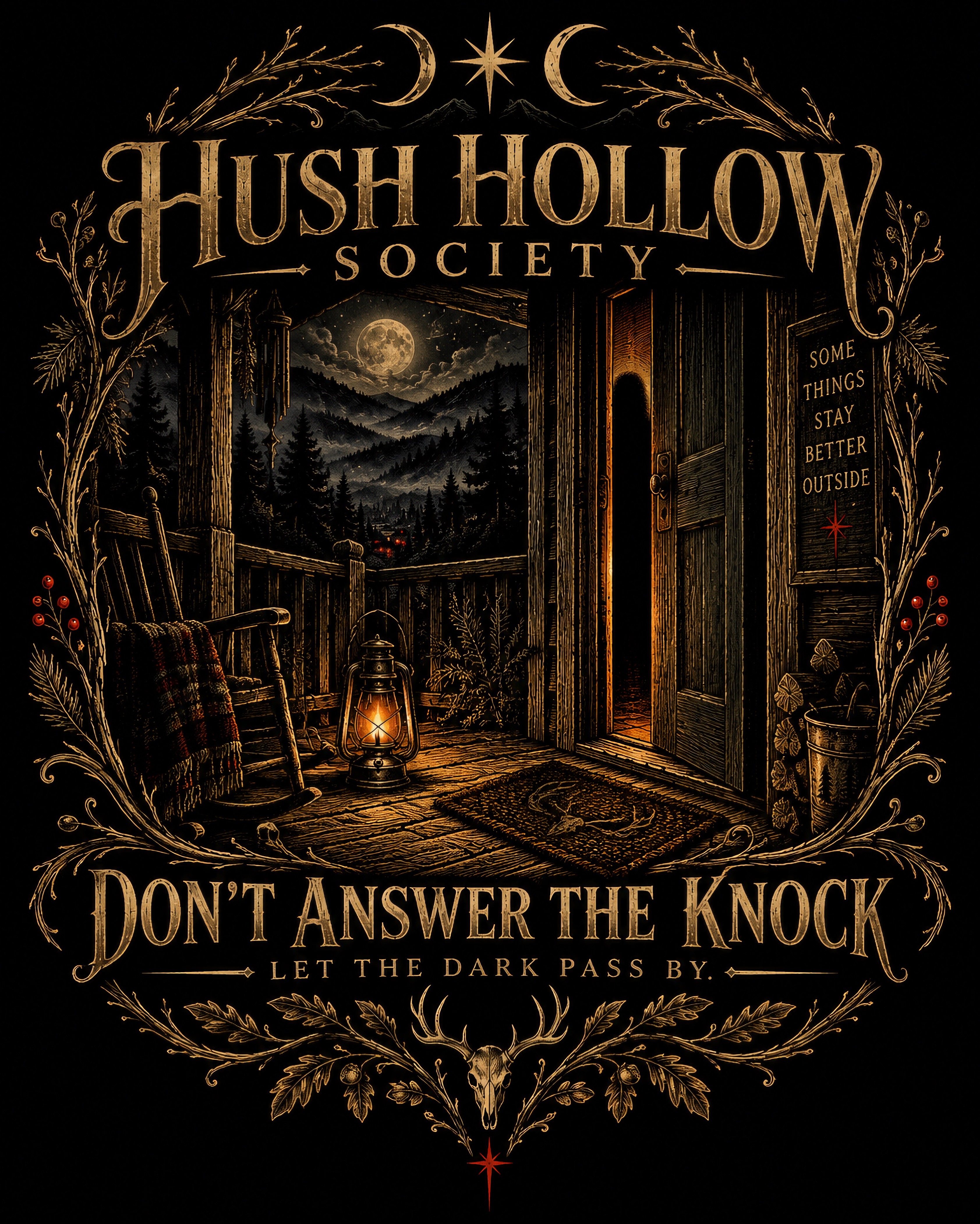 Don’t Answer the Knock original presentation artwork