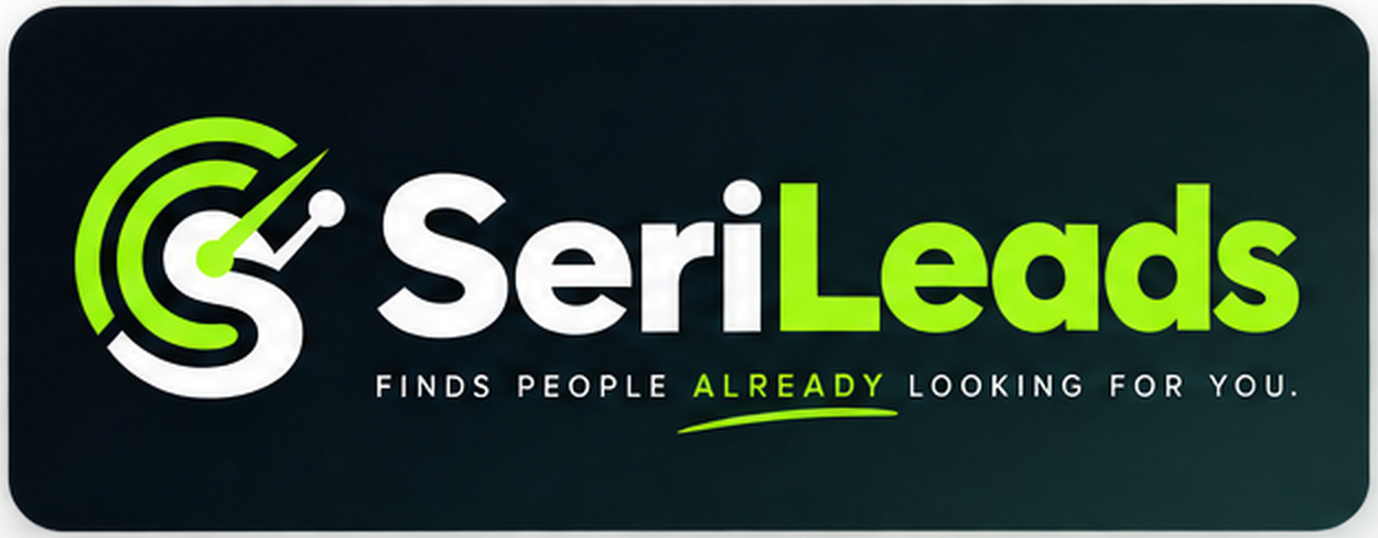 SeriLeads — Finds people already looking for you.