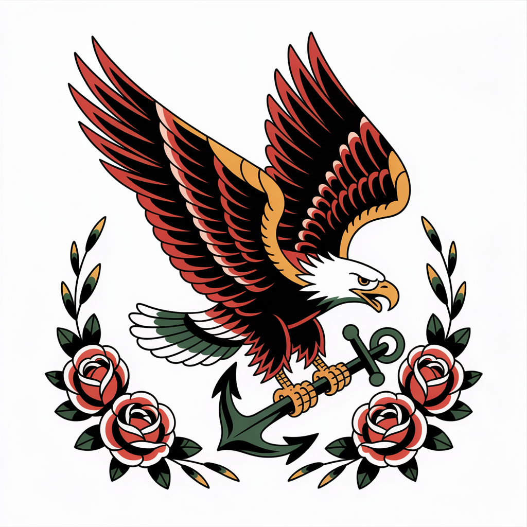 Old School Eagle