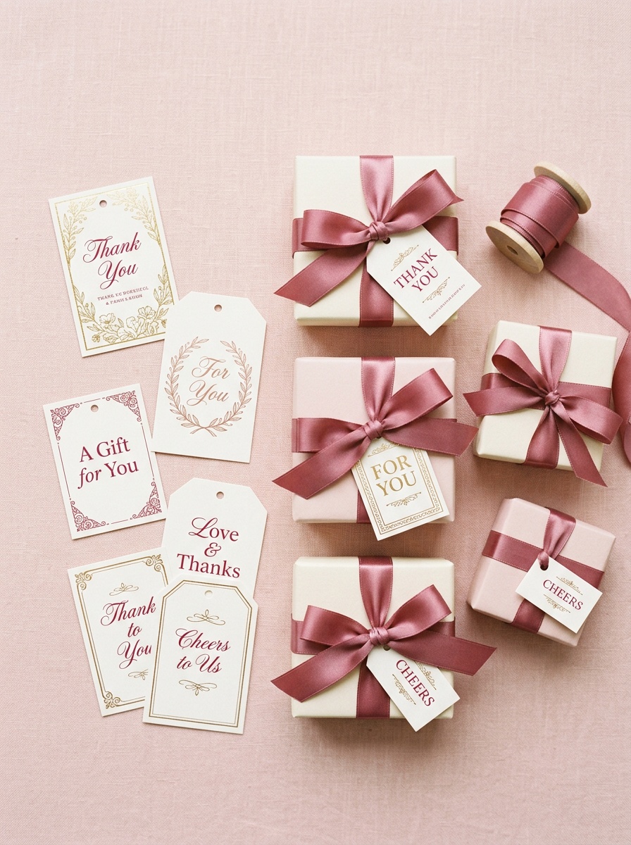 Digital Favor Tags