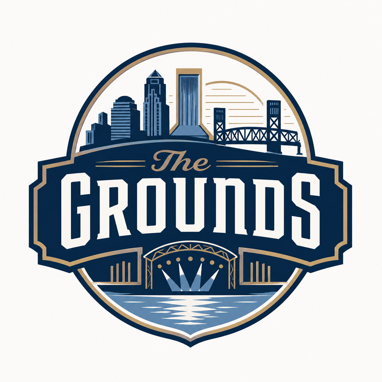 Original place-mark identity exploration with a bold illustrated wordmark.