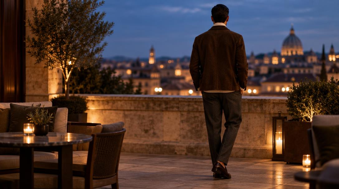 Smart-casual evening dressing