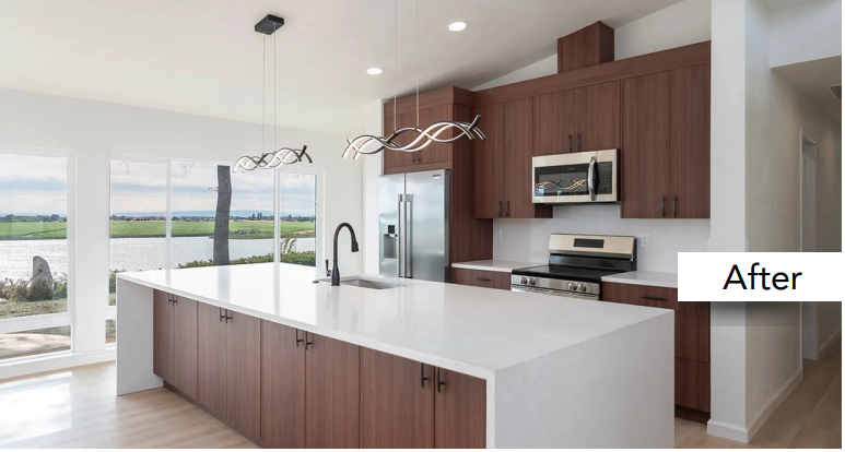 Kitchen after renovation