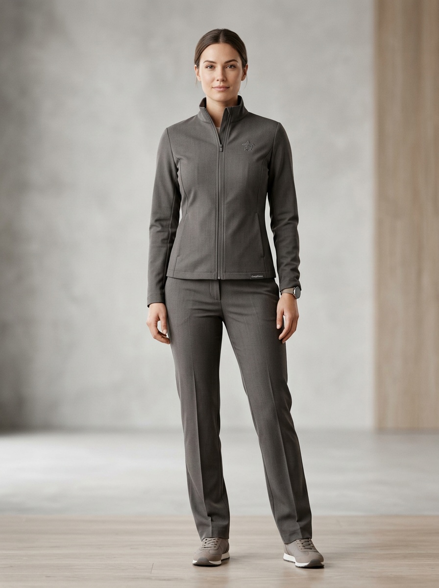 Civilian protection suit full-body concept render — worn under regular clothes