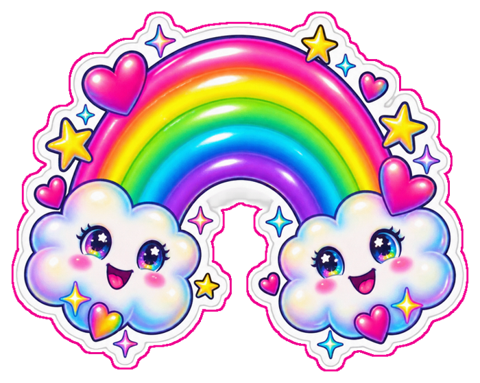 Rainbow sticker