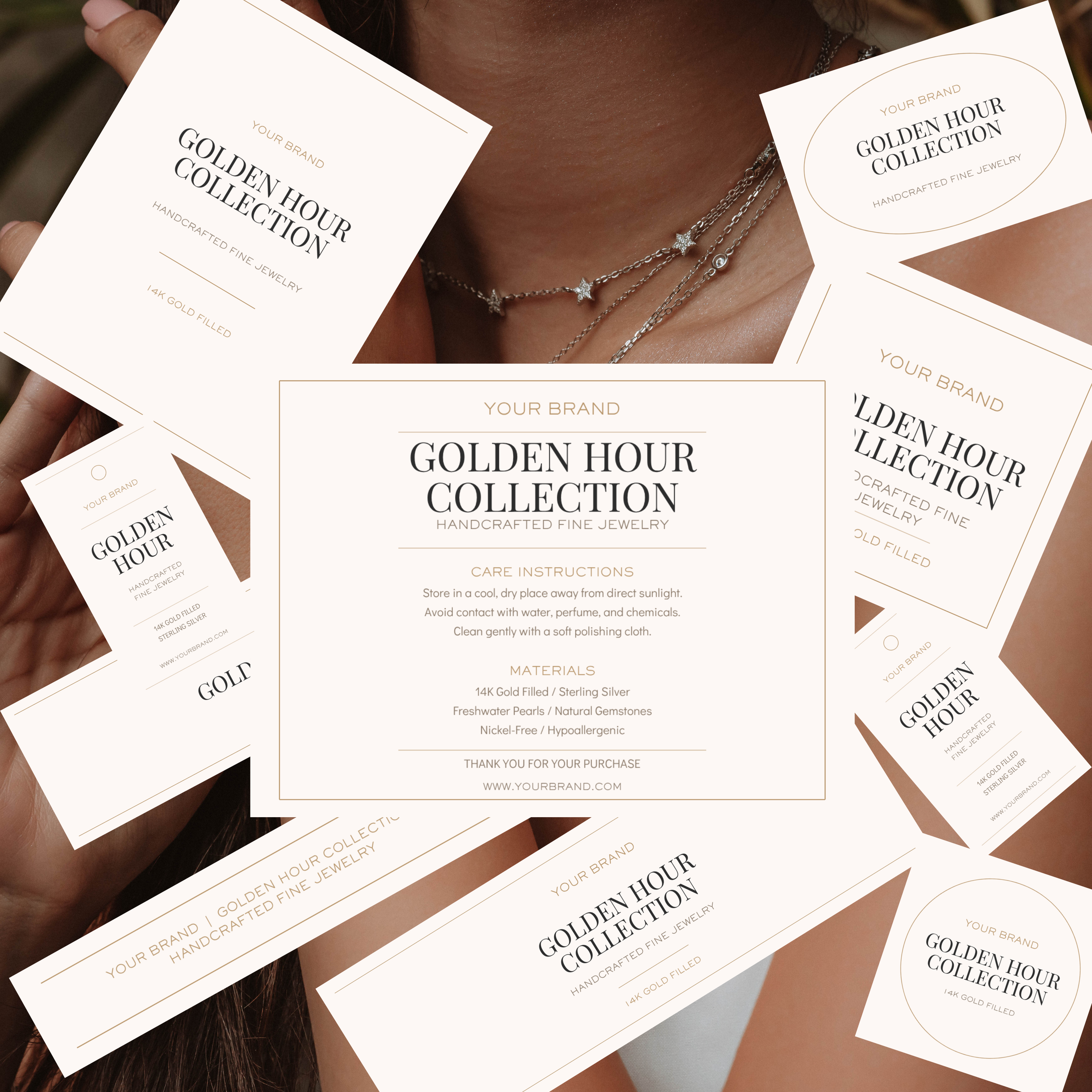 Jewelry Labels mockup