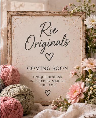 Yarn, flowers, and a note about the upcoming Rie Originals collection