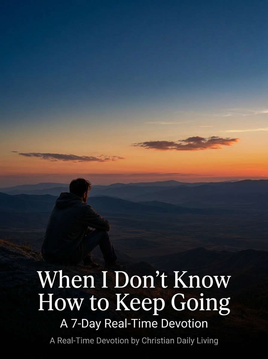 When I Don't Know How to Keep Going — A 7-Day Real-Time Devotion