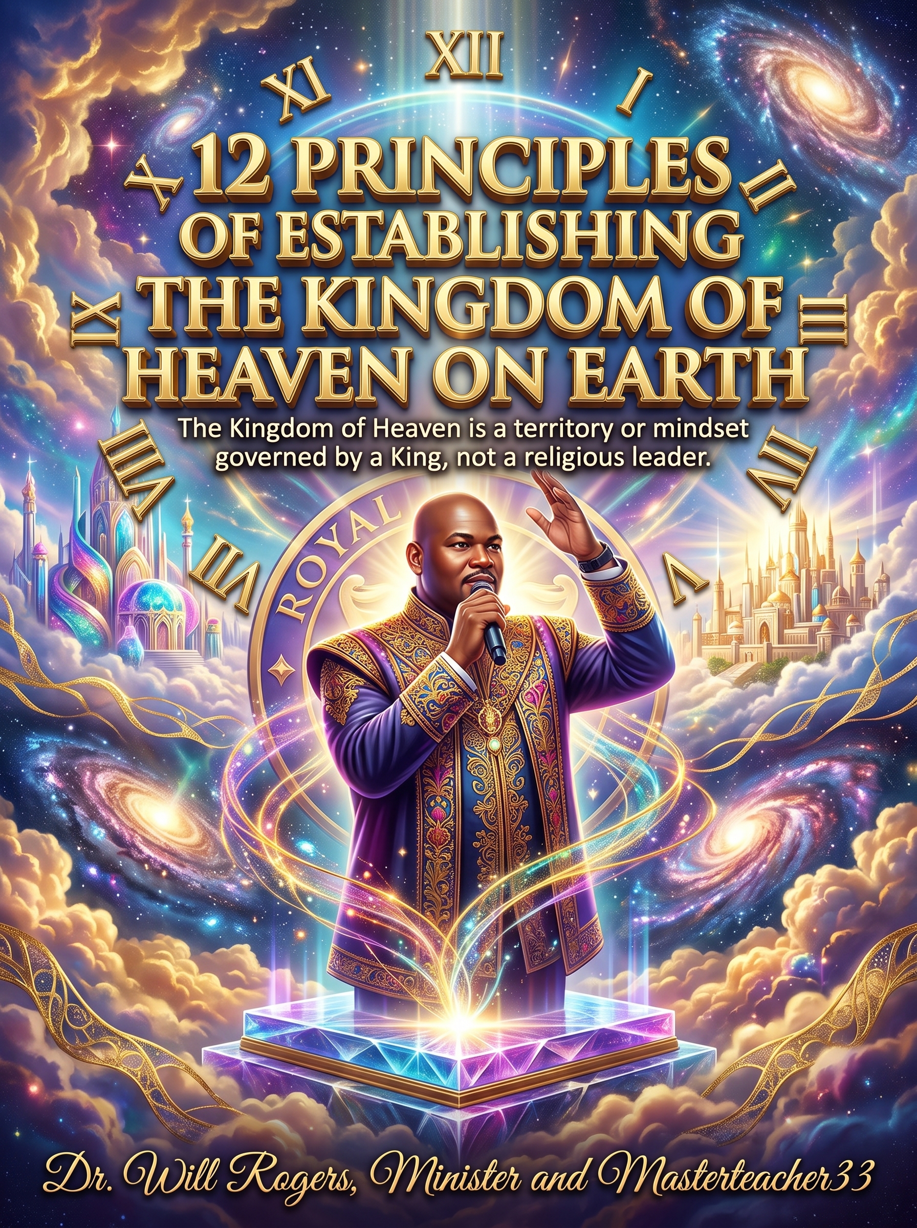 Artwork for the 12 Principles of Establishing the Kingdom of Heaven on Earth.
