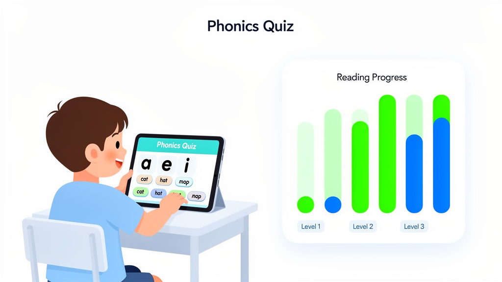 Instant feedback on phonics answer