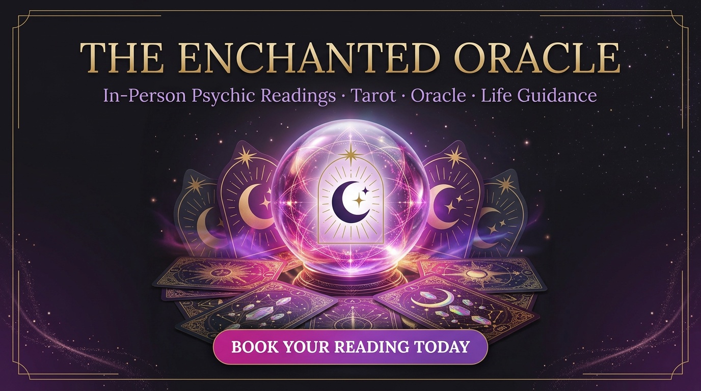 Branded Enchanted Oracle crystal ball artwork