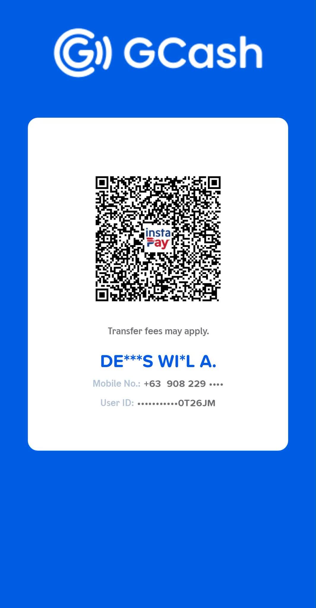 GCash QR code — scan to pay