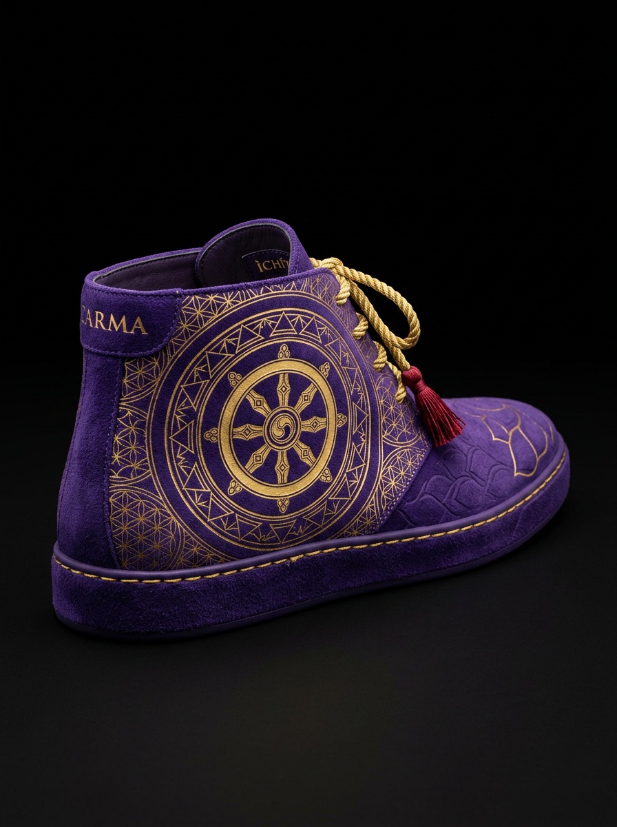 Mandala Suede Mid-Top