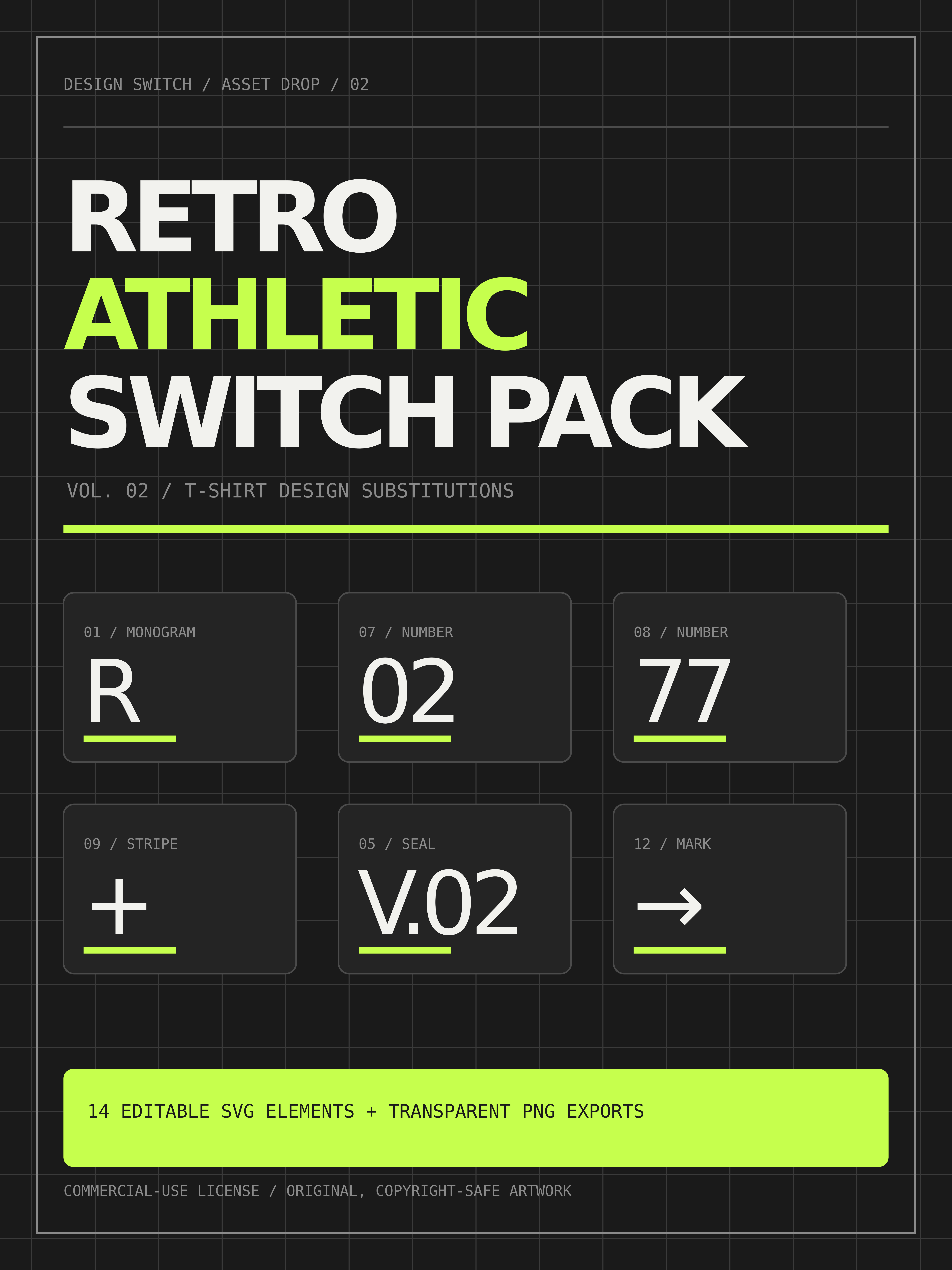 Retro Athletic Switch Pack Vol. 02 cover artwork