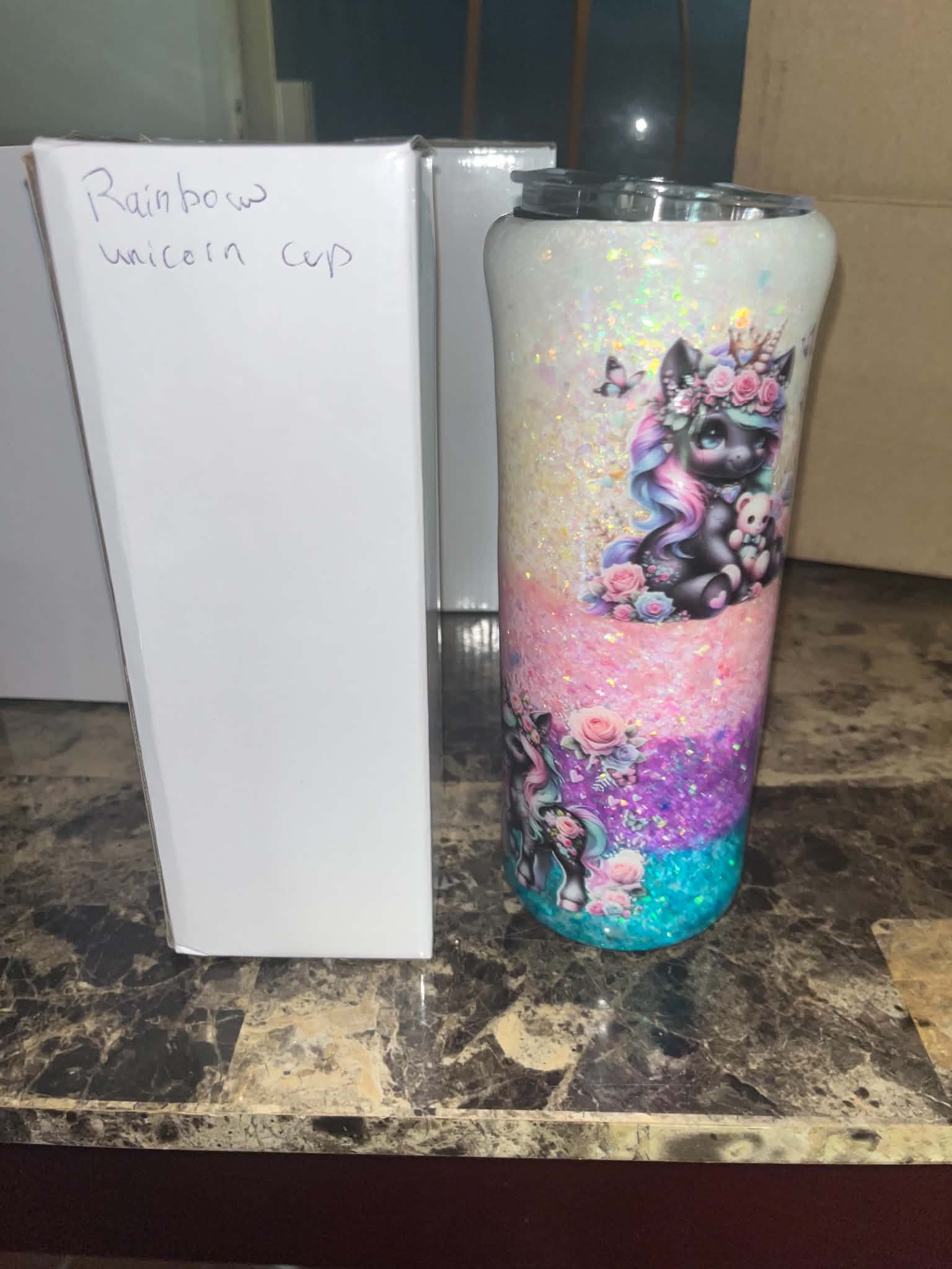 Hand-Painted Decorative Cup