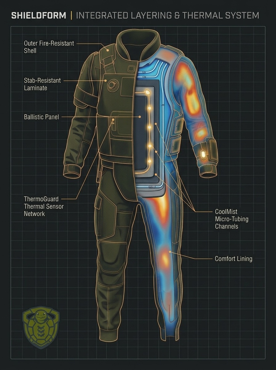 Suit — Internal Layer View