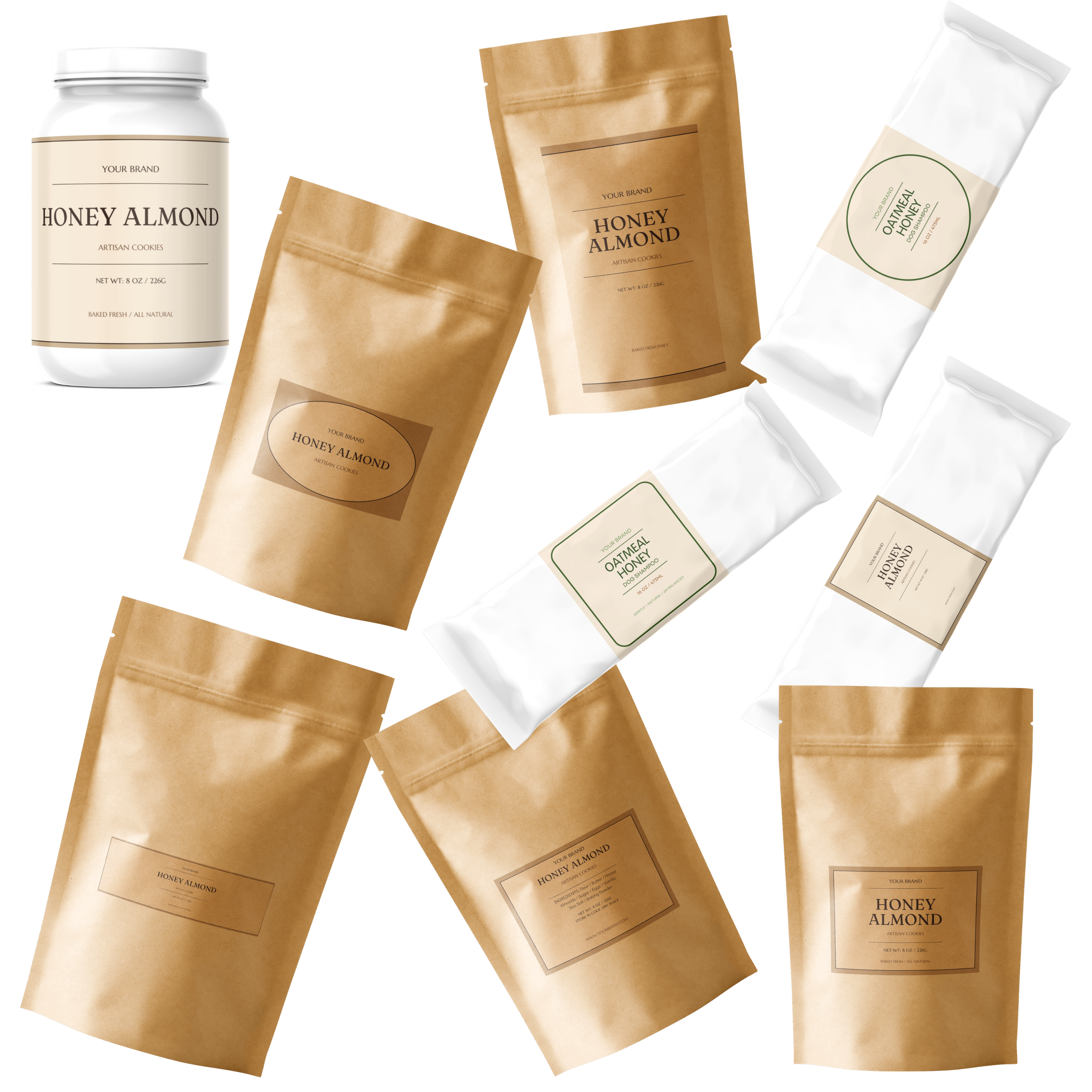 Bakery Labels mockup
