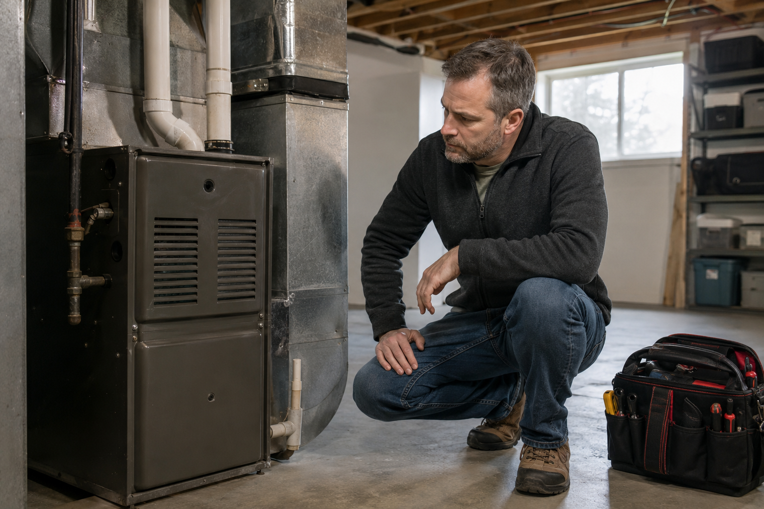 Owner-provided HVAC equipment photograph