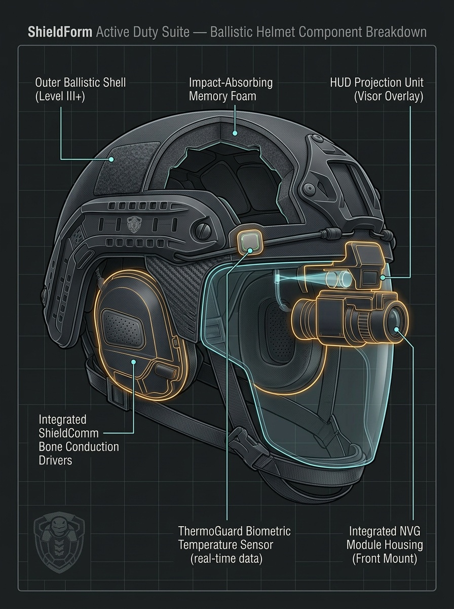 Helmet — Thermal Cutaway