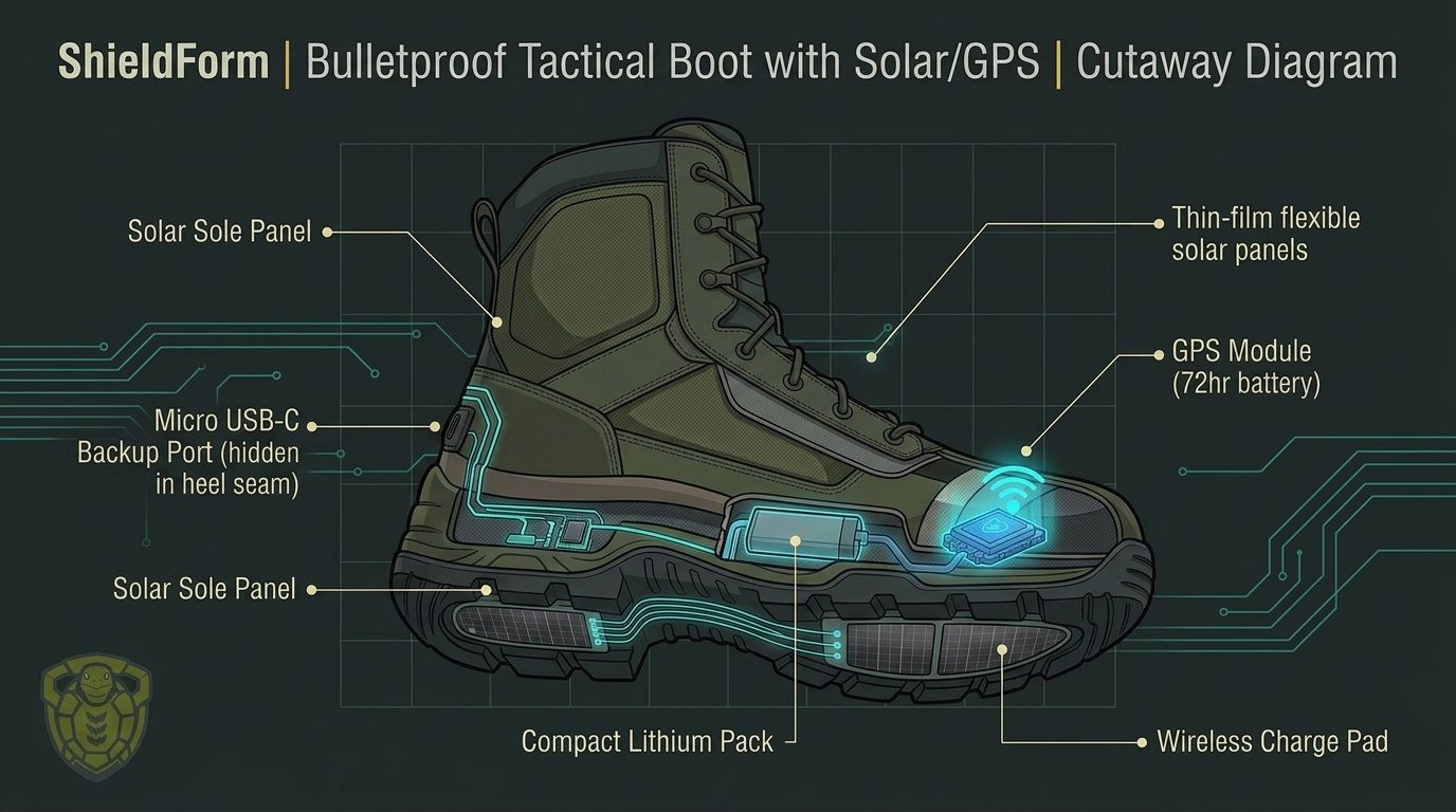 Boot — Solar + GPS Charging