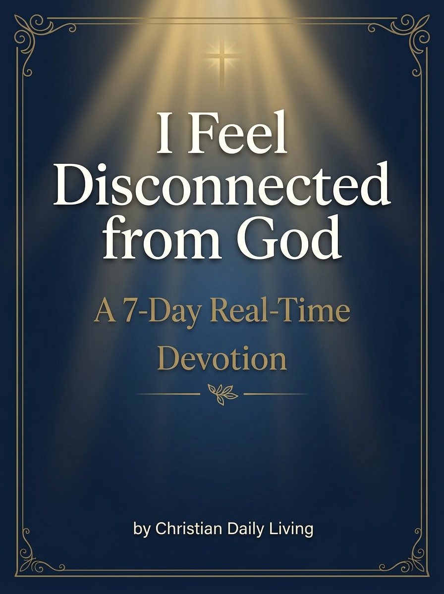 I Feel Disconnected from God — A 7-Day Real-Time Devotion