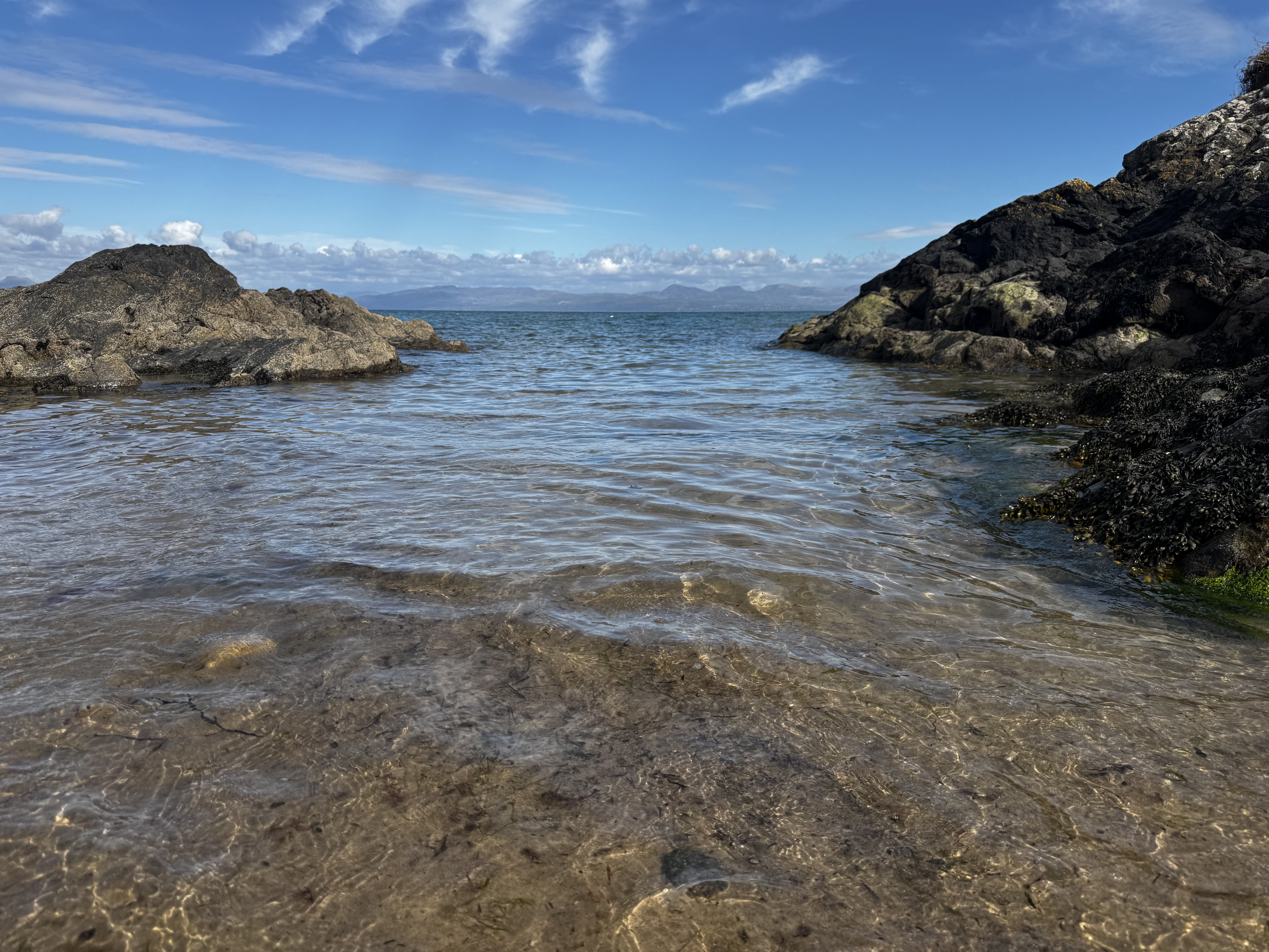 Illustrative coastal view near Hafan y Môr