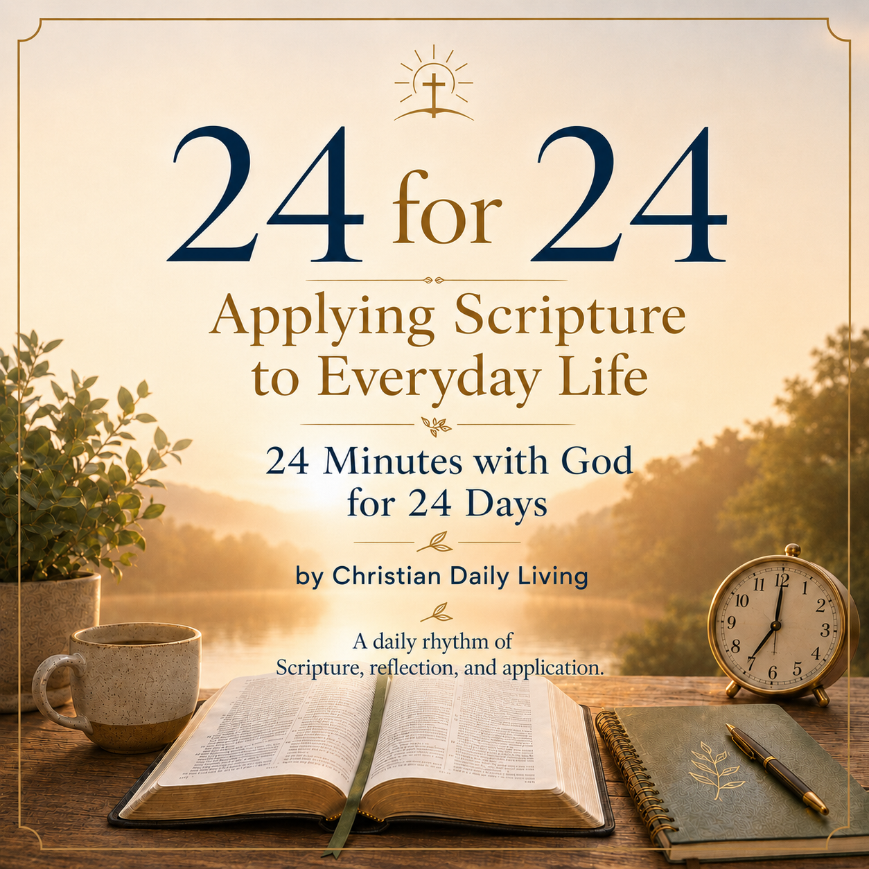 24 for 24 — 24 Minutes with God for 24 Days: Applying Scripture to Everyday Life