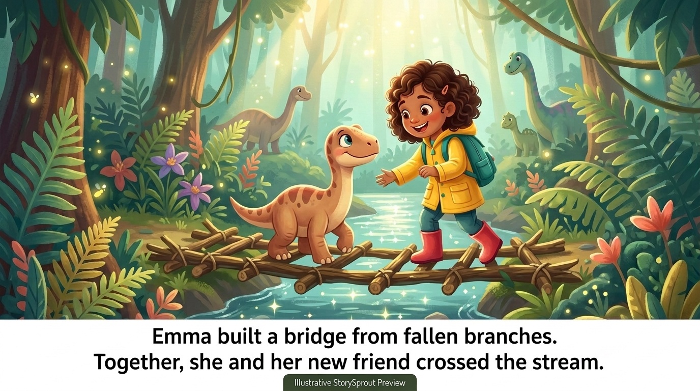 Page 3 of Emma Saves the Dinosaurs.