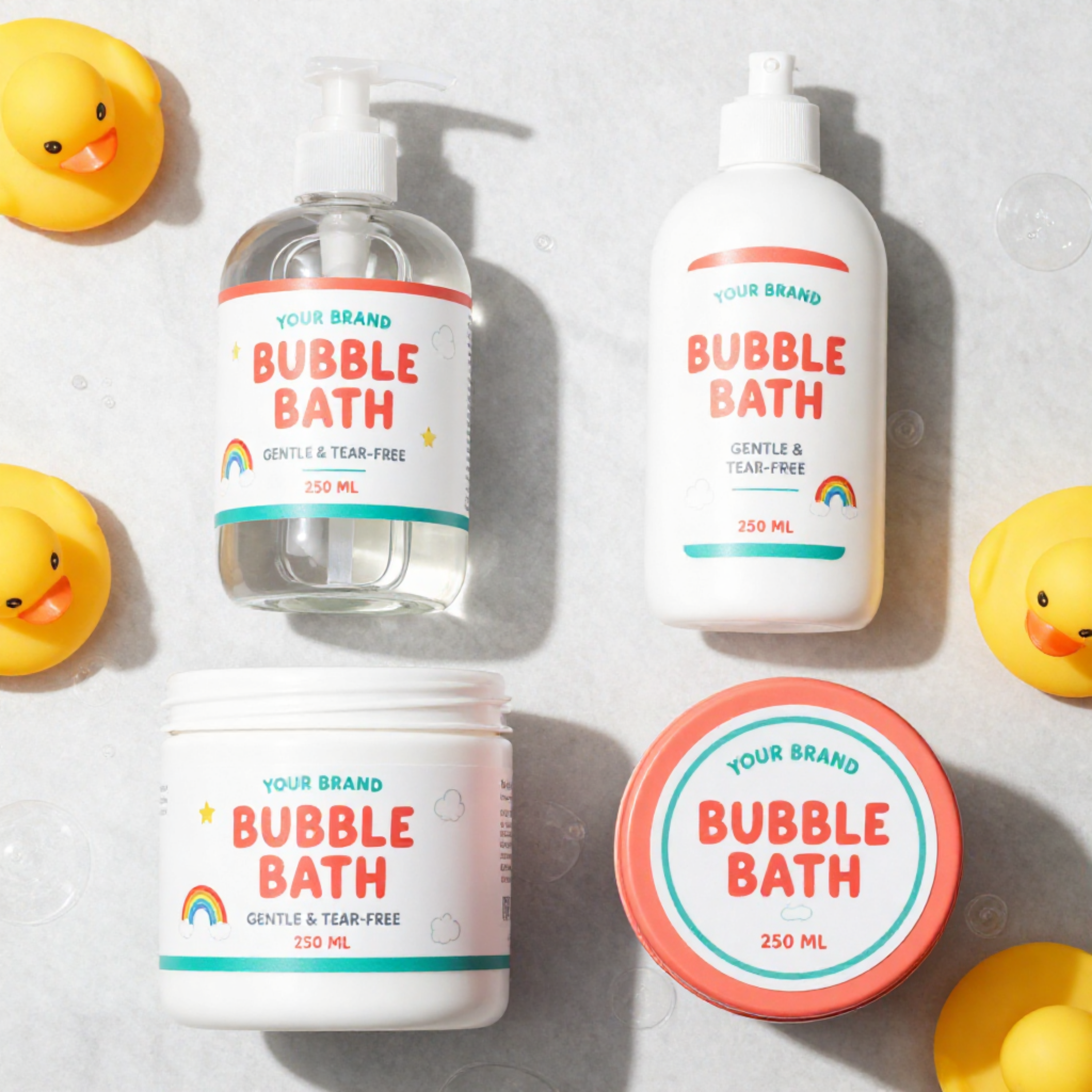 Kids Labels mockup
